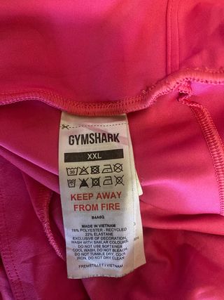Leggings rosa Gymshark donna
