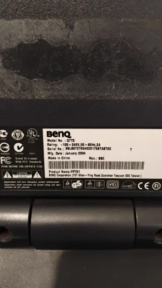 Monitor Benq FP731 17 Argento/Nero
