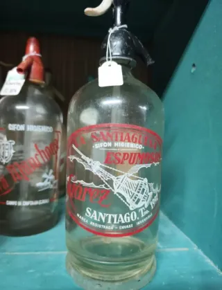 Lote 10 Botellas Sifón Antiguas