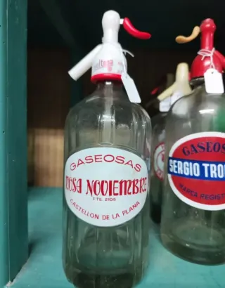 Lote 10 Botellas Sifón Antiguas