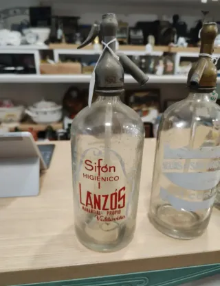 Lote 10 Botellas Sifón Antiguas