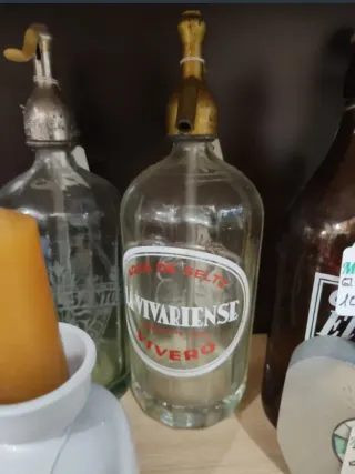 Lote 10 Botellas Sifón Antiguas