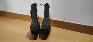 Botines plateados NUEVOS