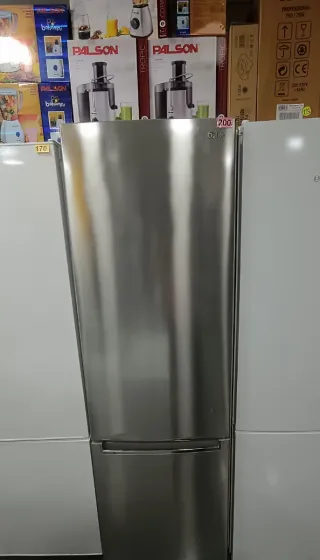 Nevera Combi LG, Inox No Frost, 2.00x60cm