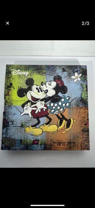 Moneda Disney Mickey Minnie 1oz Plata 2017