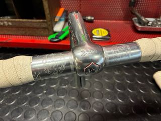 Manubrio Bici Completo con Leve Rossin