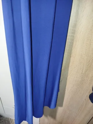 Abito vestito da sera blu con strass L/XL