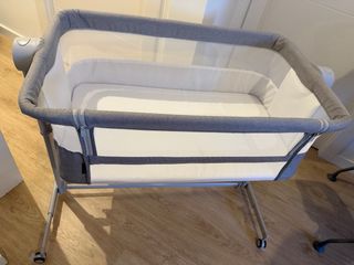 Minicuna Kinderkraft gris