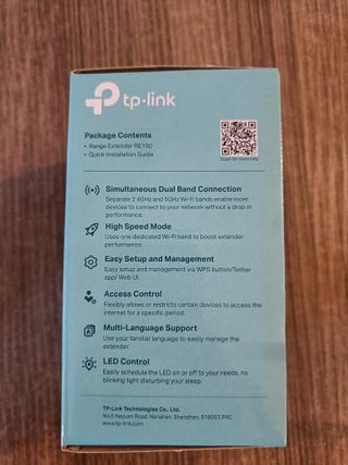 TP-Link AC750 Wi-Fi Range Extender RE190