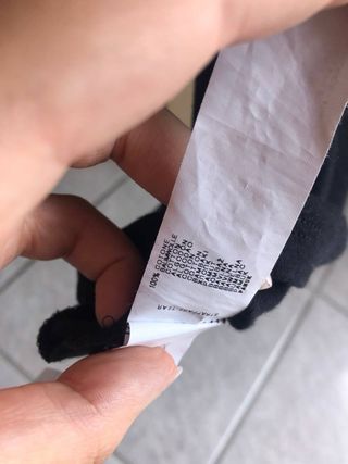 Tubino nero Tezenis in cotone