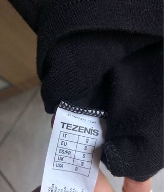 Tubino nero Tezenis in cotone