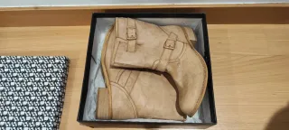 Botines camel nuevos