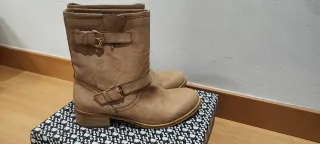 Botines camel nuevos