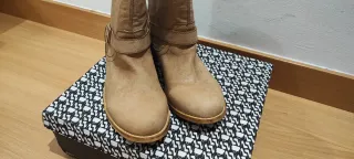 Botines camel nuevos