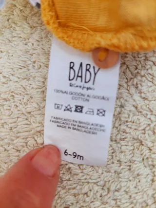 Lote 3 blusas bebé 6-9 meses