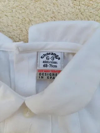 Lote 3 blusas bebé 6-9 meses