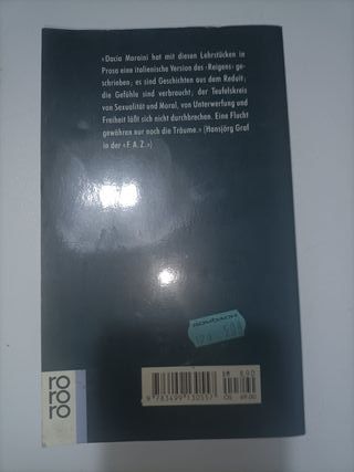 Dacia Maraini Winterschlaf Rororo Lettere a Marina