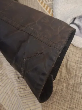 Chaqueta barbour azul oscuro. T-L hombre