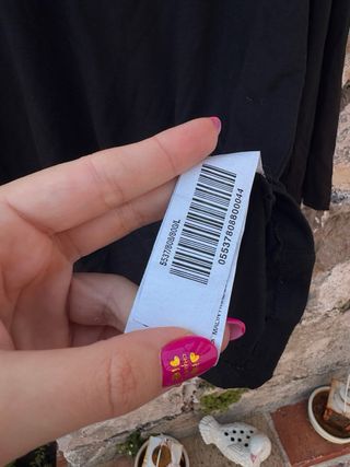 T-shirt a maniche a 3/4 con Scollo Gioiello