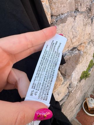 T-shirt a maniche a 3/4 con Scollo Gioiello