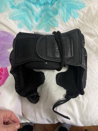 Casco Boxeo Leone Talla M Negro