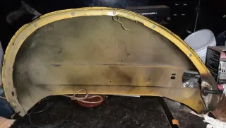 Cofano Derecho Vespa PX Negro