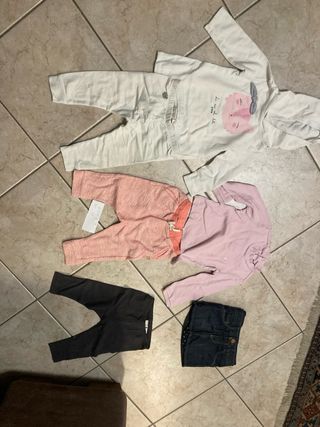 Set 3 pezzi abbigliamento bimba 12 mesi