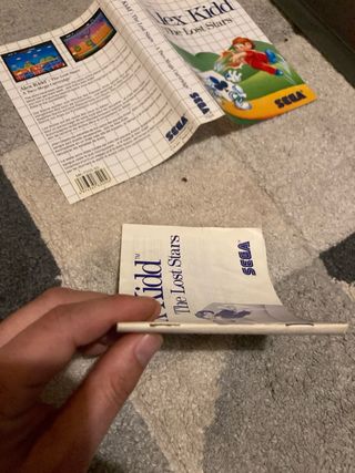 Alex Kidd in The Lost Stars Master System Sega