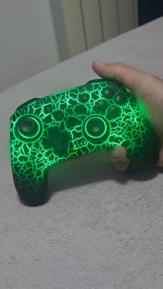 Mando Gamer Negro con Luces LED nintendo Switch