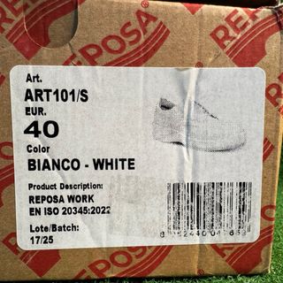 Zapatos de Trabajo REPOSA Blancos