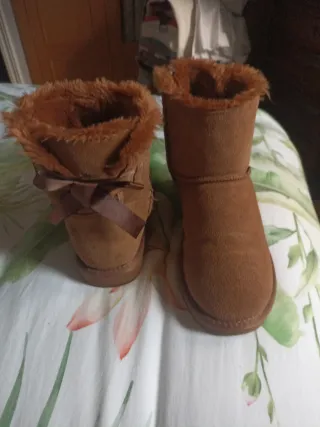 Botas de ante con forro de pelo