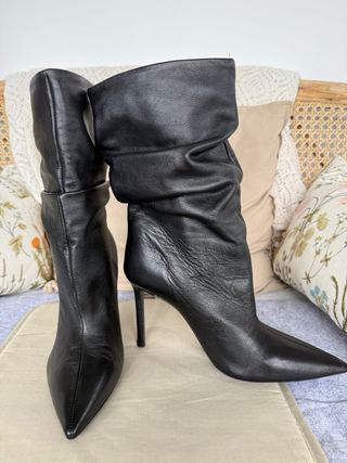 Botas de caña media negras