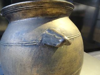 Olla Bronce Macizo Antigua - Siglo XVIII