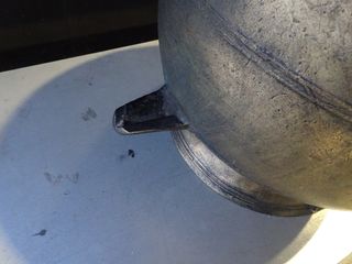 Olla Bronce Macizo Antigua - Siglo XVIII