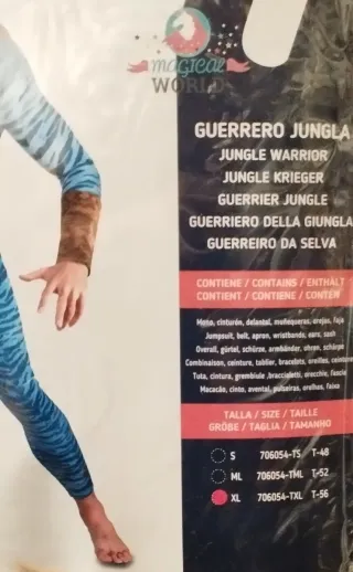 Disfraz Avatar Hombre Talla Única