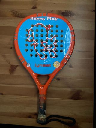 Pala Padel Lynset Happy Play Azul Naranja