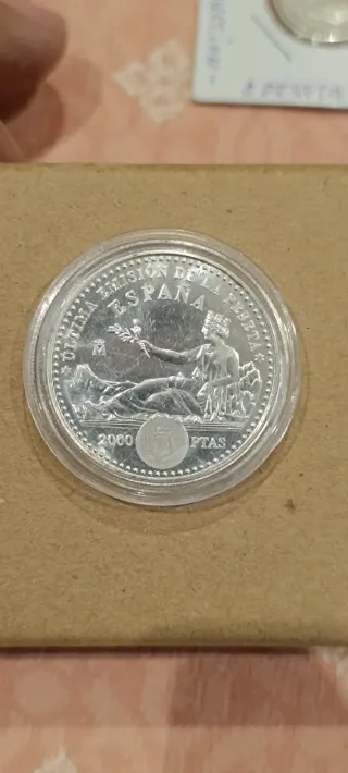 Moneda Plata 2000 Pesetas España