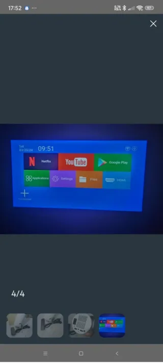 Projetor Magcubic HY300 Pro Branco