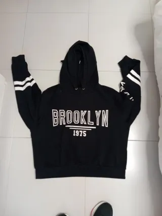Sudadera Brooklyn Negra Talla M
