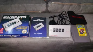 Nintendo NES Four Score 4 jugadores+Super Mario 3