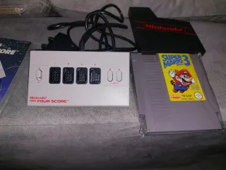 Nintendo NES Four Score 4 jugadores+Super Mario 3