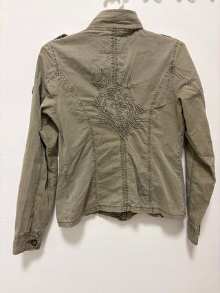 Chaqueta militar verde talla S