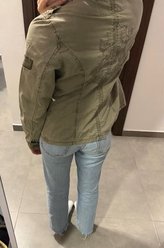 Chaqueta militar verde talla S