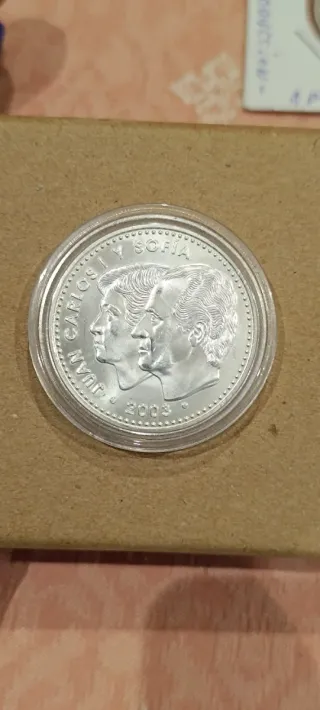 Moneda 12 Euros Plata Constitución Española