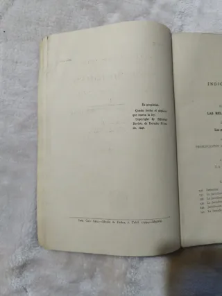 Antiguo libro de Instituciones de Derecho Procesal