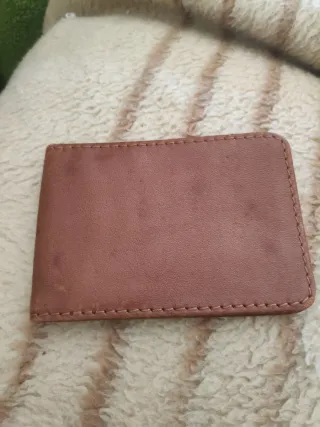 Tarjetero Plegable Cuero Billabong Marrón