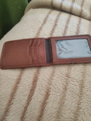 Tarjetero Plegable Cuero Billabong Marrón