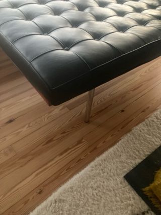 Daybed de piel negro