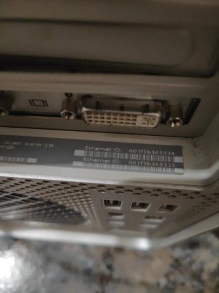 Torre Apple Mac Pro A1186 Plata