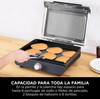 Parrilla y plancha Eléctrica interior Ninja Sizzle